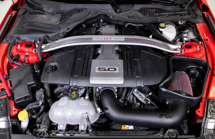 K&N 2018 Ford Mustang GT V8 5.0L F/I AirCharger Performance Intake - Bull Strap