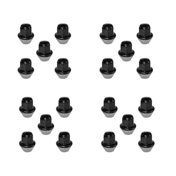 Ford Racing 15-18 Mustang Black Lug Nut Kit (20 Lug Nuts) - Bull Strap