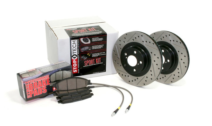 Sport Axle Pack, Drilled & Slotted, Front - Bull Strap