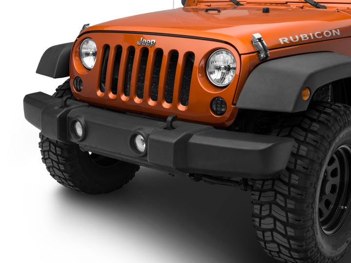 Raxiom 07-18 Jeep Wrangler JK Axial Series LED Front Turn Signals (Smoked) - Bull Strap