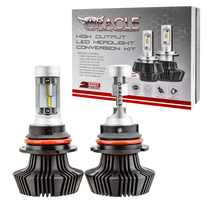 Oracle 9007 4000 Lumen LED Headlight Bulbs (Pair) - 6000K - Bull Strap