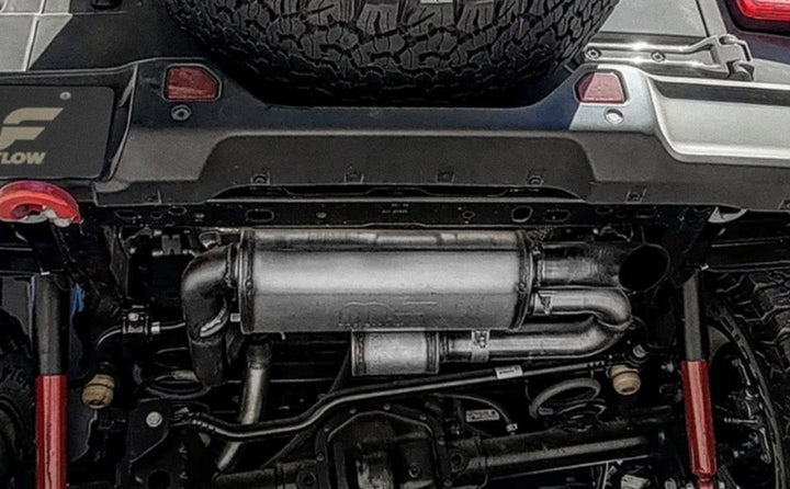 MagnaFlow 18-23 Jeep Wrangler JL 2.0L/3.6L Overland Series Axle-Back Exhaust - Bull Strap