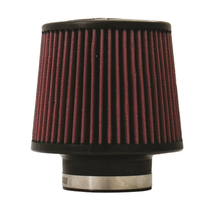 Injen High Performance Air Filter - 3.00 Black Filter 6 Base / 5 Tall / 5 Top - Bull Strap