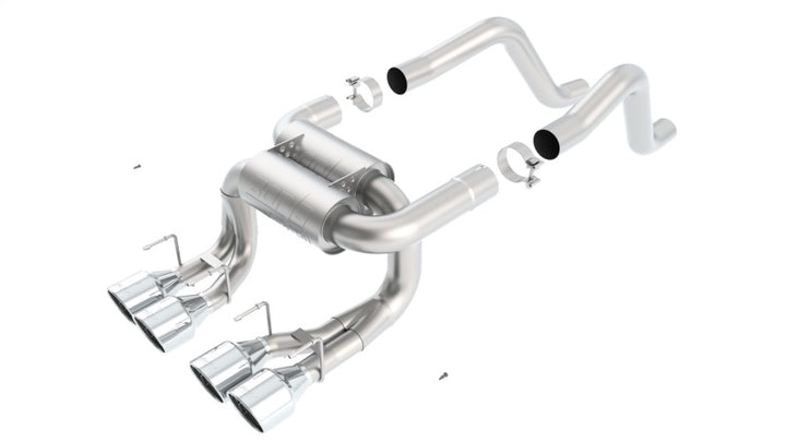 Borla 06-12 Chevrolet Corvette Z06/ZR1 6.2L/7.0L 8cyl Aggressive ATAK Exhaust (rear section only) - Bull Strap