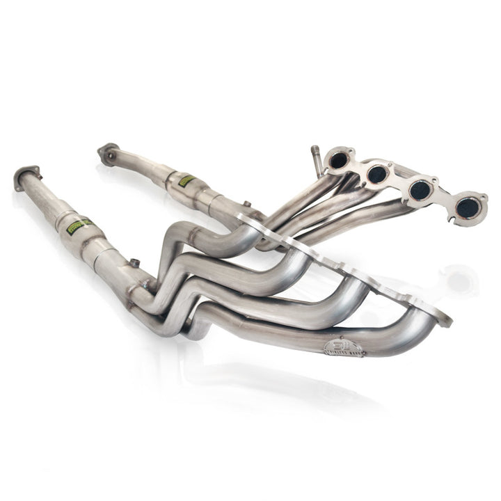 Stainless Works 2003-11 Crown Victoria/Grand Marquis 4.6L Headers 1-5/8in Primaries 3in H-Flow Cats - Bull Strap