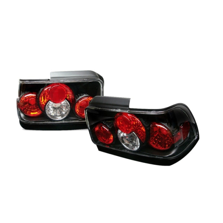 Spyder Toyota Corolla 93-97 Euro Style Tail Lights Black ALT-YD-TC93-BK - Bull Strap
