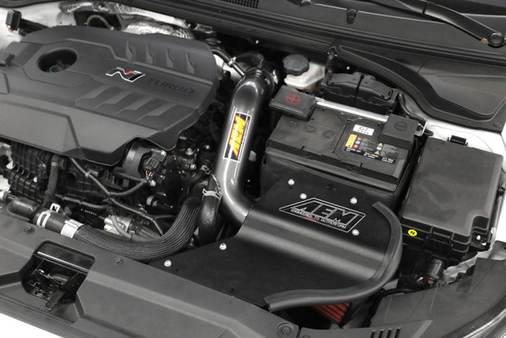 AEM C.A.S 19-20 Hyundai Veloster N 2.0T F/I Cold Air Intake System - Bull Strap