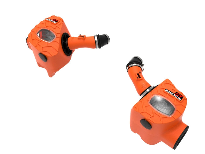 aFe 2022 Toyota Tundra V6-3.5L (tt) Momentum GT Cold Air Intake System w/ Pro 5R Filter - Orange - Bull Strap