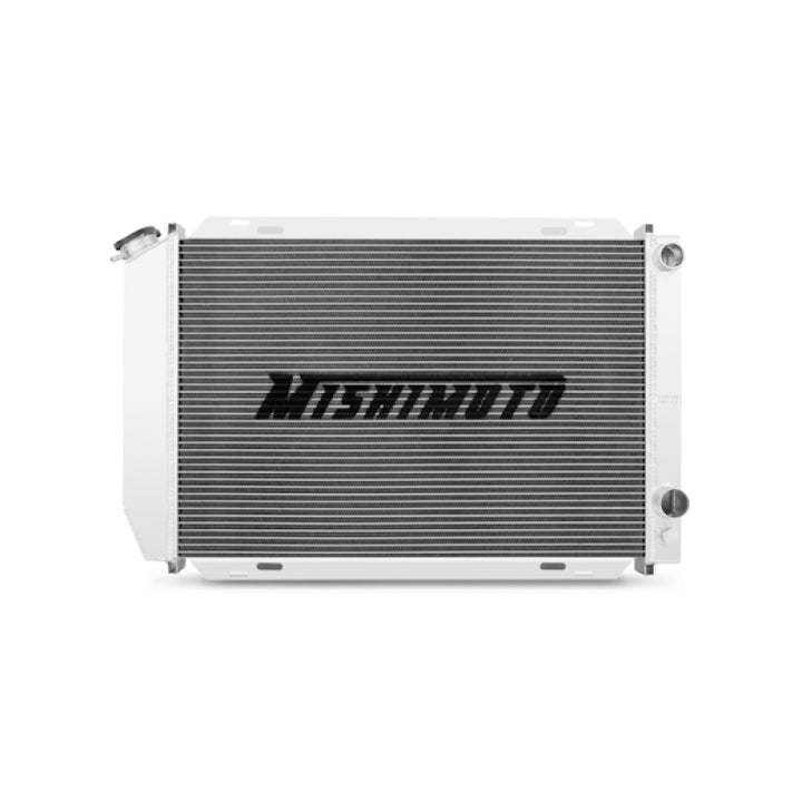 Mishimoto 79-93 Ford Mustang Manual Aluminum Radiator - Bull Strap