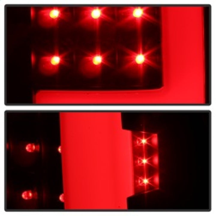 xTune 05-15 Toyota Tacoma (Excl LED Tail Lights) LED Tail Lights - Blk Smk (ALT-ON-TT05-LBLED-BSM) - Bull Strap
