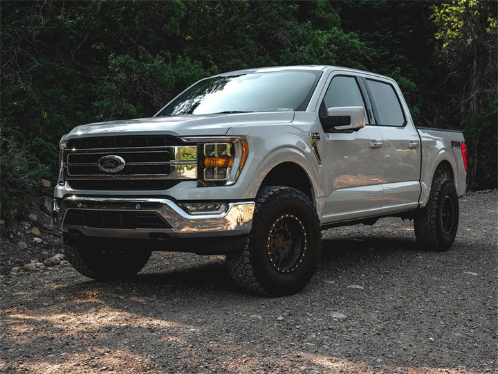 Tuff Country 21-22 Ford F-150 4x4 3in Front Lift Kit w/Ball Joint Upper Control Arms and Shocks - Bull Strap
