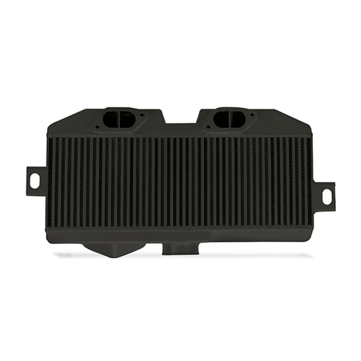 Mishimoto Subaru 08-15 WRX STi Top-Mount Intercooler Kit - Powder Coated Black & Black Hoses - Bull Strap