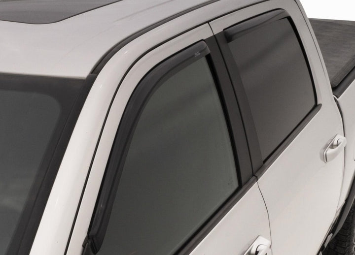 AVS 21-23 Jeep Grand Cherokee L Ventvisor Front & Rear Window Deflectors 4pc - Smoke - Bull Strap