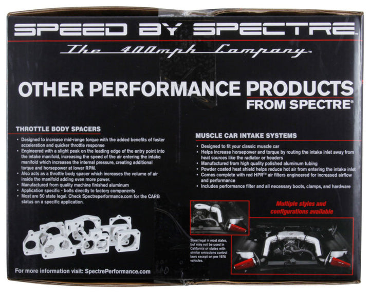 Spectre 16-20 Honda Civic L4-1.5L F/I Air Intake Kit - Bull Strap