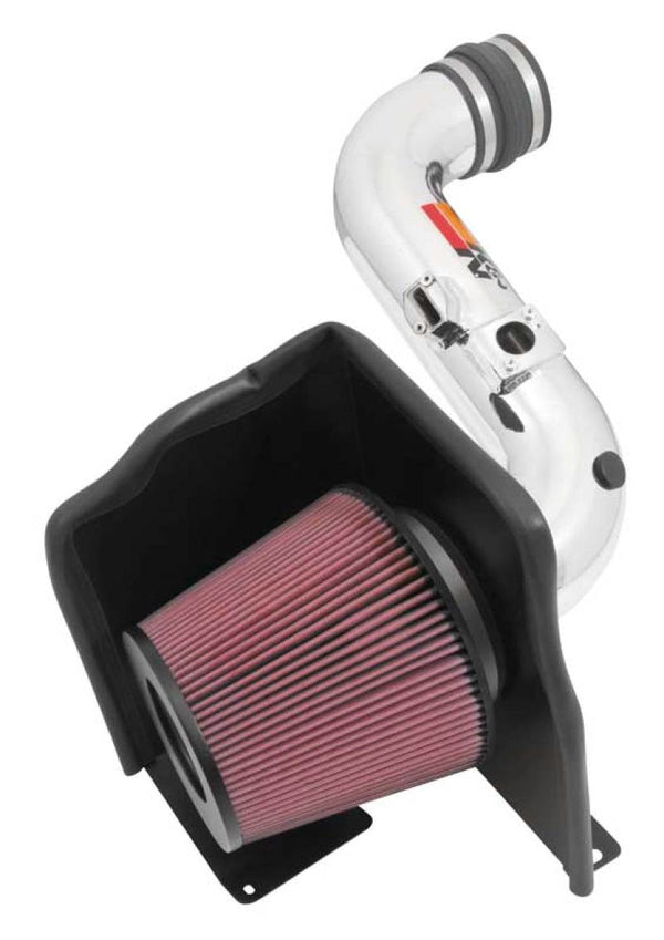 K&N 77 Series Performance Intake Kit for 2015 Chevrolet Silverado/GMC Sierra 2500 / 3500 6.6L V8 - Bull Strap