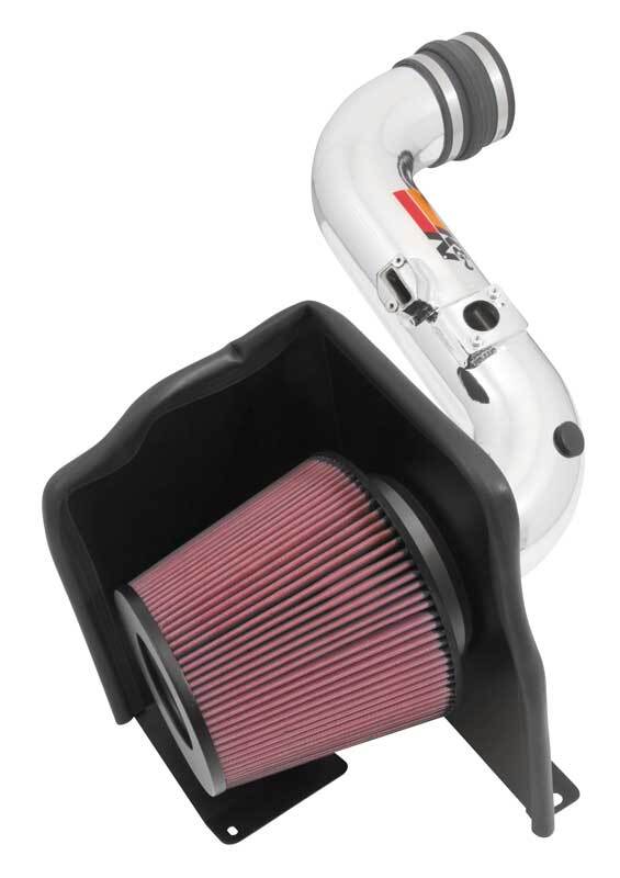 K&N 77 Series Performance Intake Kit for 2015 Chevrolet Silverado/GMC Sierra 2500 / 3500 6.6L V8 - Bull Strap