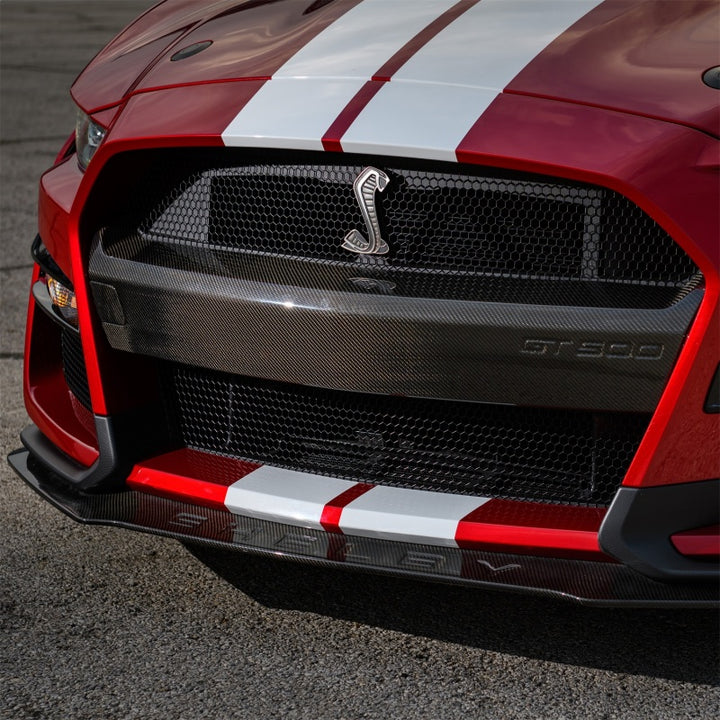 Ford Racing 20-21 Mustang GT500 Carbon Fiber Bumper Insert - Bull Strap