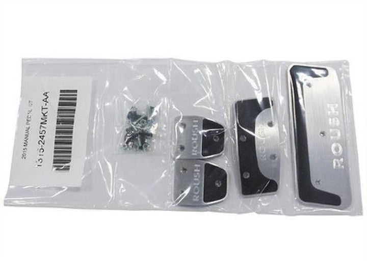 Roush 2015-2023 Ford Mustang 4-Piece Performance Pedal Kit - Bull Strap