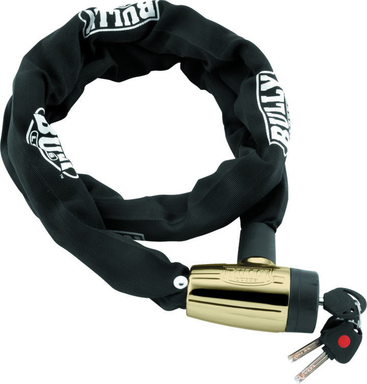 Bully Lock Heavy Duty 5.5 Chain 12x12mm Integrated Lock - Bull Strap