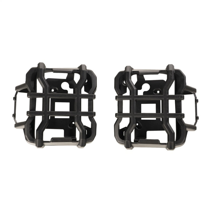 Rugged Ridge 18-20 Jeep Wrangler JL Textured Black Elite Tail Light Guards - Bull Strap