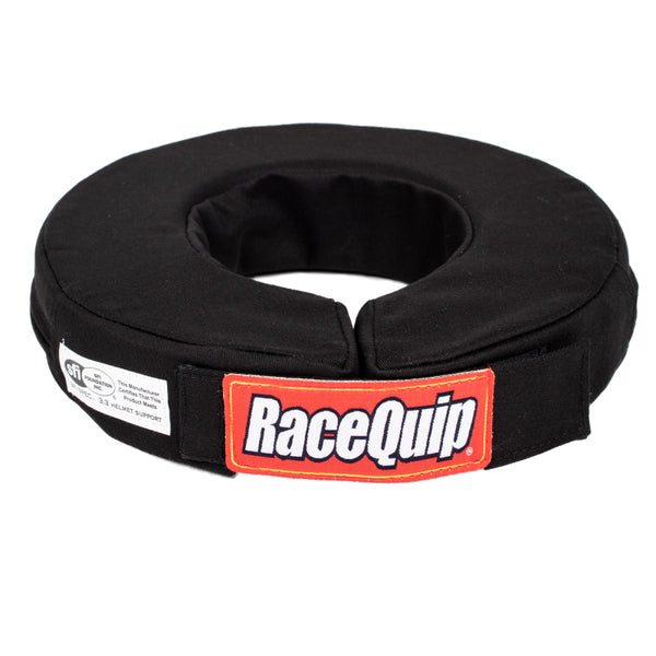 RaceQuip Black SFI 360 Helmet Support Large 17in - Bull Strap