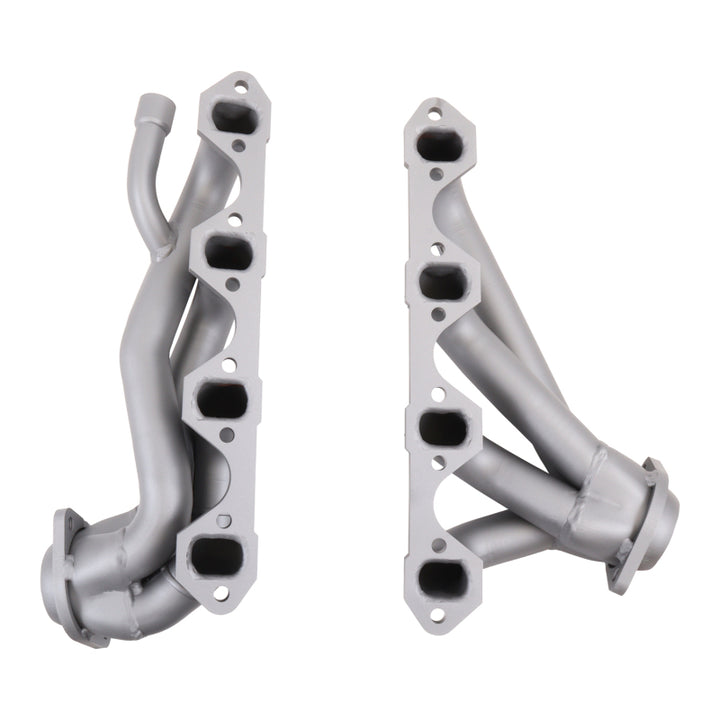 BBK 87-95 Ford F150 Truck 5.8 351 Shorty Unequal Length Exhaust Headers - 1-5/8 Titanium Ceramic - Bull Strap
