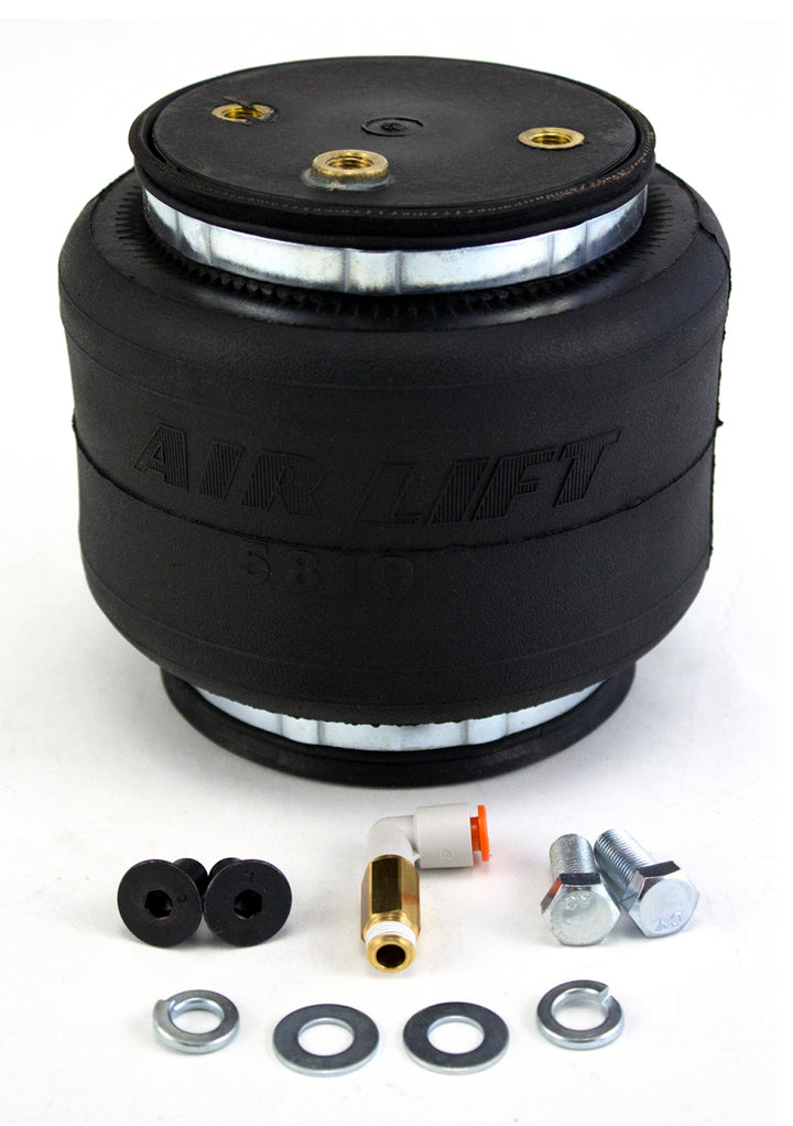 Air Lift Replacement Air Spring-Loadlifter 5000 Ultimate Bellows Type w/ internal Jounce Bumper - Bull Strap
