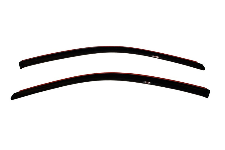 AVS 14-18 Chevy Silverado 1500 Standard Cab Ventvisor In-Channel Window Deflectors 2pc - Smoke - Bull Strap