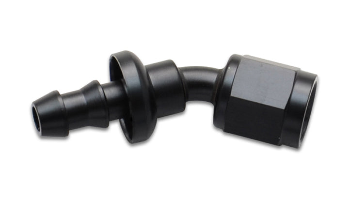 Vibrant Push-On 30 Degree Hose End Elbow FittingSize -12AN - Bull Strap