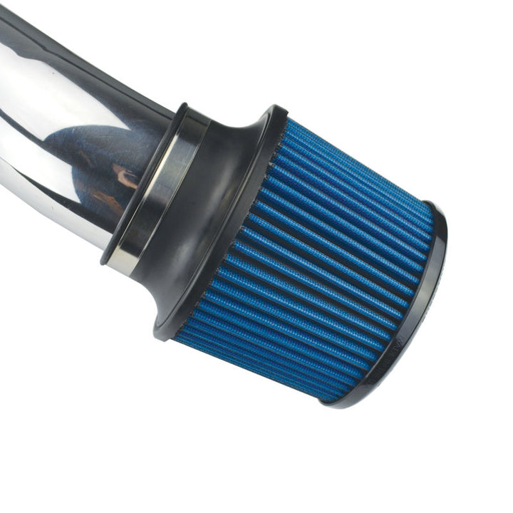 Injen 06-08 M45 4.5L V8 Polished Cold Air Intake - Bull Strap