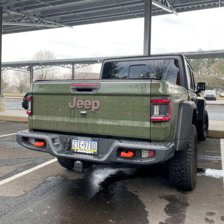 Oracle Jeep Gladiator JT Rear Bumper LED Reverse Lights w/ Plug & Play Harness - 6000K - Bull Strap