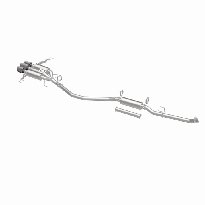 MagnaFlow 2023+ Honda Civic Type R SPEQ Series Cat-Back Perf Exhaust System w/ CF Tips - Bull Strap