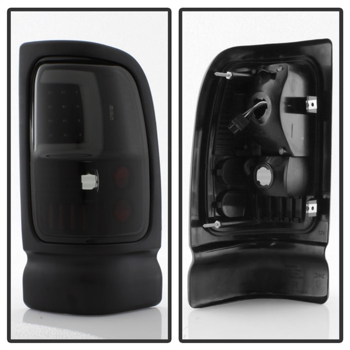 xTune Dodge Ram 1500 94-01 Tail Lights - Light Bar LED - Black ALT-ON-DRAM94V3-LBLED-BSM - Bull Strap