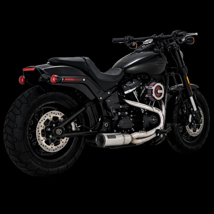 Vance & Hines Harley Davidson 18-22 Softail / Fat Bob Hi-Output 2-1 PCX Full System Exhaust - Bull Strap