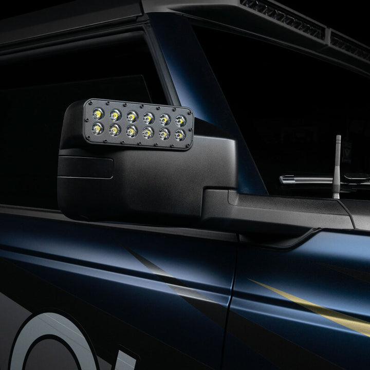 Oracle Magnetic Light bar Cover for LED Side Mirrors (Pair) - Bull Strap