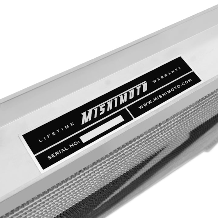 Mishimoto 79-93 Ford Mustang Manual Aluminum Radiator - Bull Strap