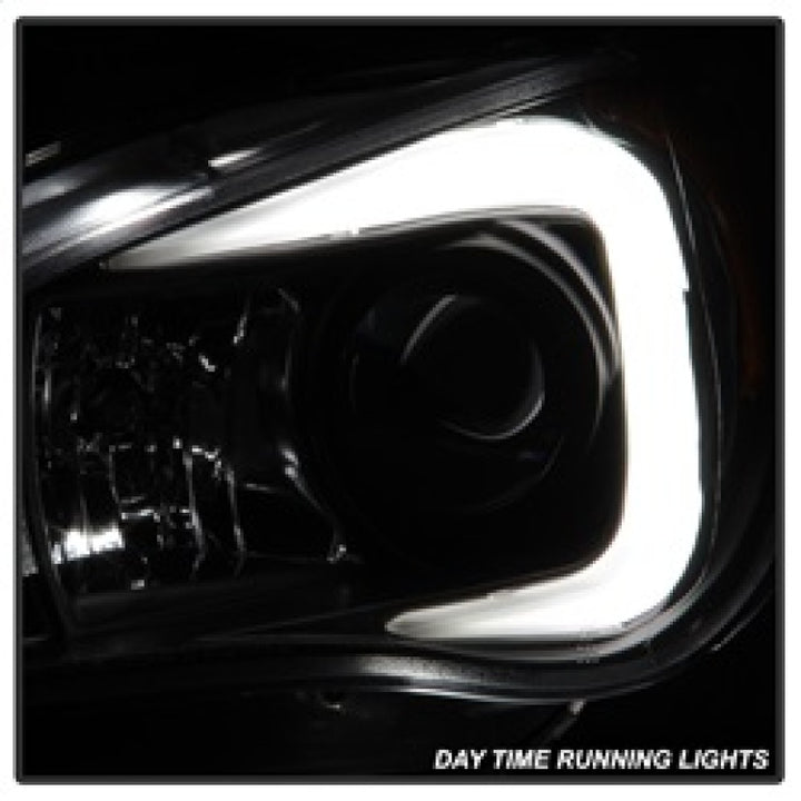 Spyder Subaru WRX 06-07 Projector Headlights - HID Model Only - Black PRO-YD-SWRX06-HID-LBDRL-BK - Bull Strap
