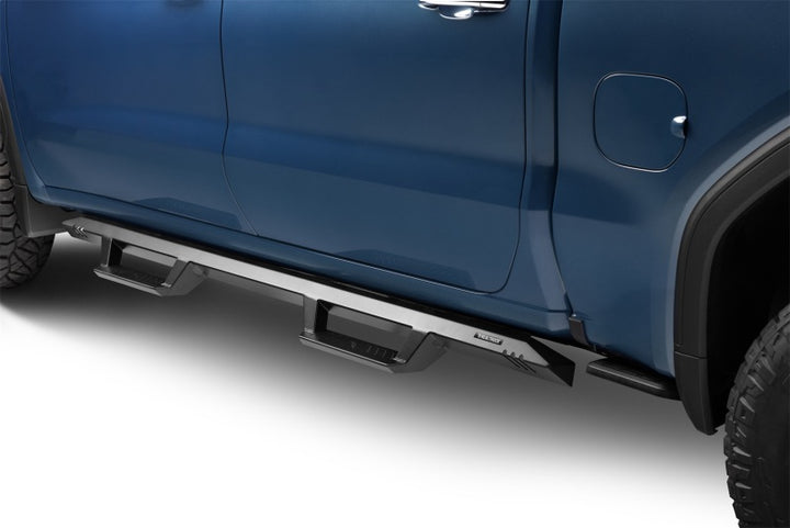 N-Fab Predator Pro 19-20 Chevy/GMC 1500 Crew Cab - Cab Length - Tex. Black - Bull Strap