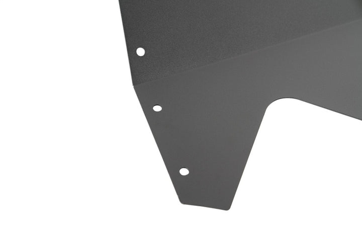 Rugged Ridge Inner Fender Liners Frnt Aluminum Black 18-20 Jeep Wrangler JL - Bull Strap