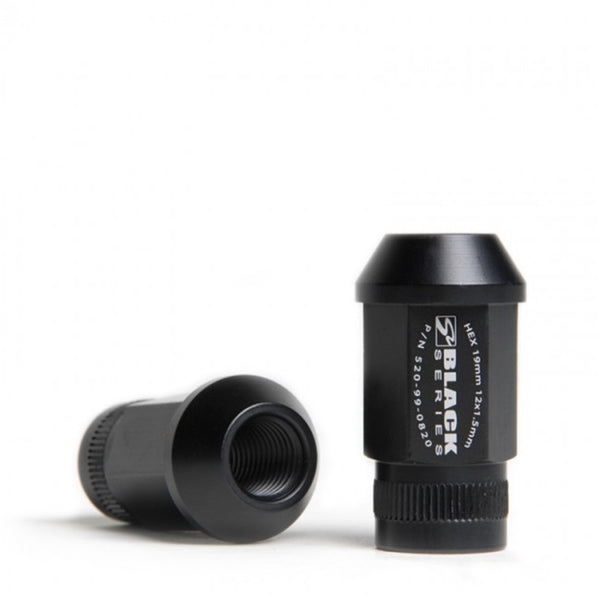 Skunk2 12 x 1.5 Forged Lug Nut Set (Black Series) (16 Pcs.) - Bull Strap