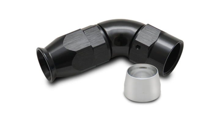 Vibrant -8AN 60 Degree Hose End Fitting for PTFE Lined Hose - Bull Strap