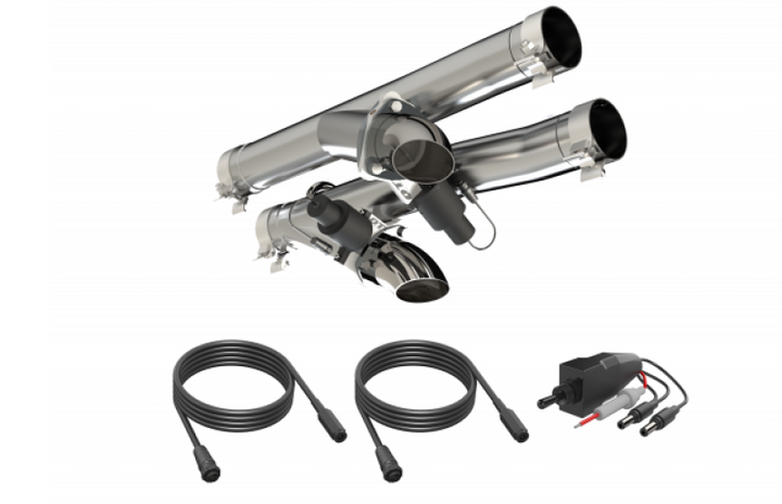 2021-2024 Ram TRX 6.2L Aggressor Cutout Pipe - Bull Strap