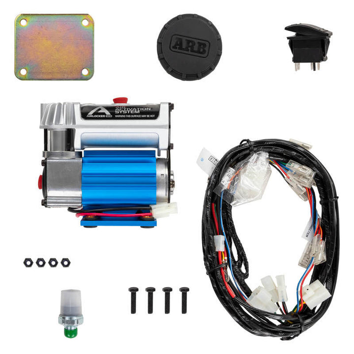 ARB Compressor Sml Air Locker 12V - Bull Strap