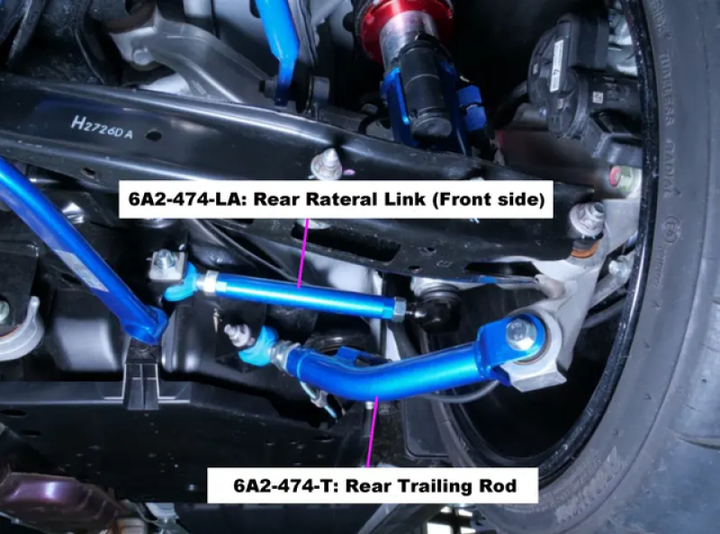 Cusco 2022+ Subaru WRX / 2018+ Subaru Crosstrek Adjustable Front Camber Control Arm Set - Bull Strap