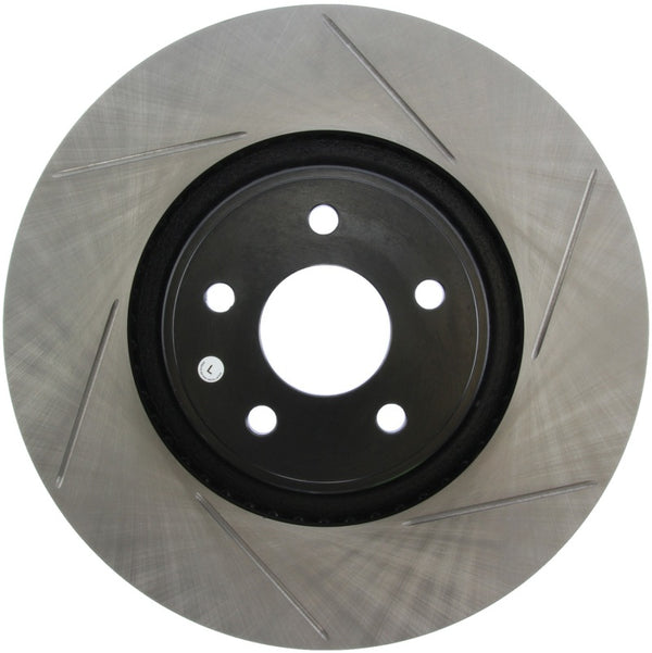 StopTech 14.5+ Ford Focus ST Front Left Slotted Performance Rotor - Bull Strap