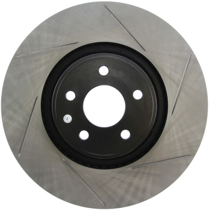 StopTech 14.5+ Ford Focus ST Front Left Slotted Performance Rotor - Bull Strap