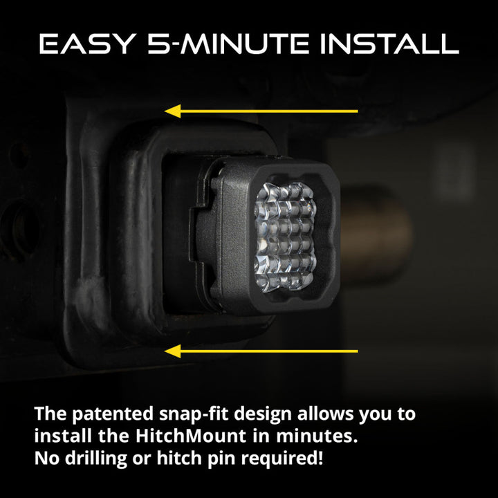 Diode Dynamics 21-23 F-150 Hitch Mount LED Pod Reverse Kit C1R - Bull Strap