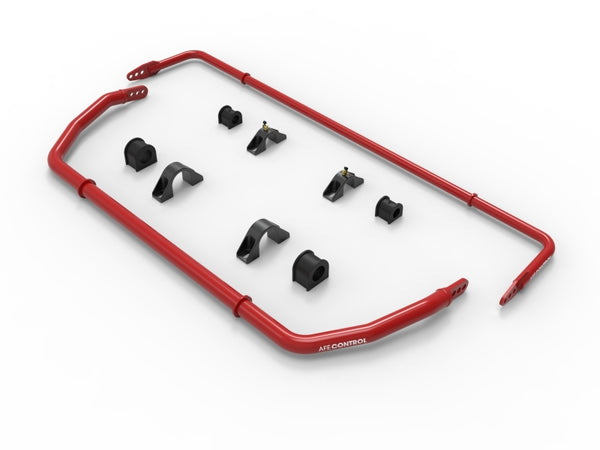 aFe Control 20-22 Ford Explorer ST 3.0L V6 (tt) Sway Bar Set - Front & Rear - Bull Strap