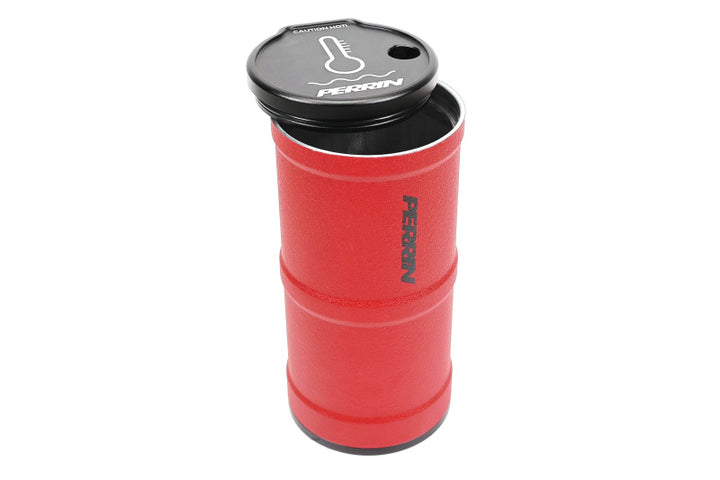 PERRIN 02-25 Subaru WRX / 04-21 STI / 13-25 BRZ/GR86/FRS/86 Coolant Overflow Tank - Red - Bull Strap