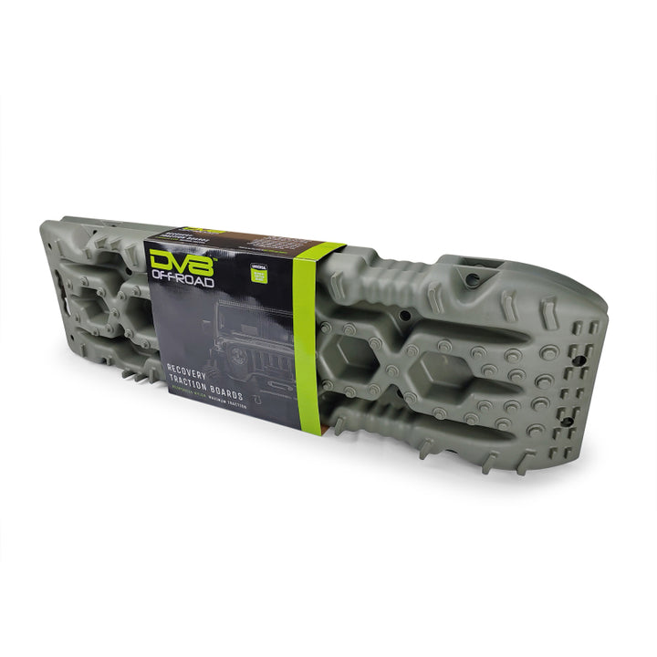 DV8 Offroad Recovery Traction Boards w/ Carry Bag - Olive - Bull Strap